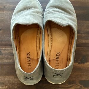 Charix Gray Artisan Slip-Ons - 38